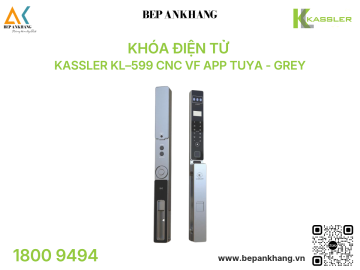 Khóa điện tử Kassler KL–599 CNC VF App Tuya - Grey